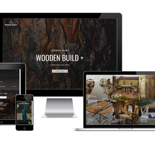 Створення сайту для Wooden Build