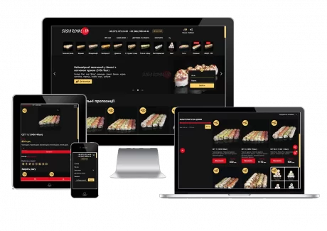 Створення сайту для суші-бару Sushi Royal-Vip